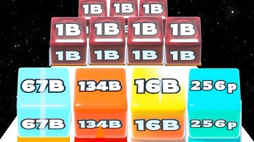 Jelly Run 2048 - Gameplay Android, iOS (Max Level) New Update