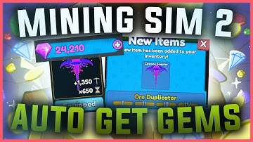 [NEW UPDATE] Mining Simulator 2 SCRIPT | AUTO GET GEMS FAST +15K/DAY SERVERHOP | PASTEBIN 2022