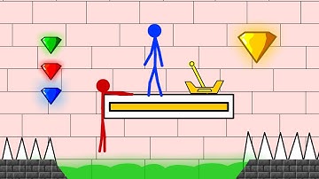 Watergirl and Fireboy - Stickman Animation | Part 1 | Axis Animation