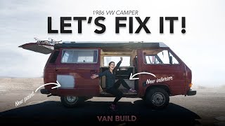 DIY camper van build  1986 VW Vanagon