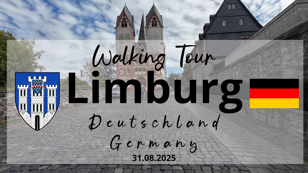 Walking Tour Limburg an der Lahn / Hessen / Deutschland / Hesse / Germany / 4K