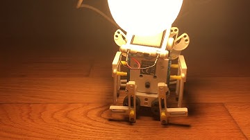 Velleman 14 in 1 EDUCATIONAL SOLAR ROBOT KIT - CRAB BOT DEMO