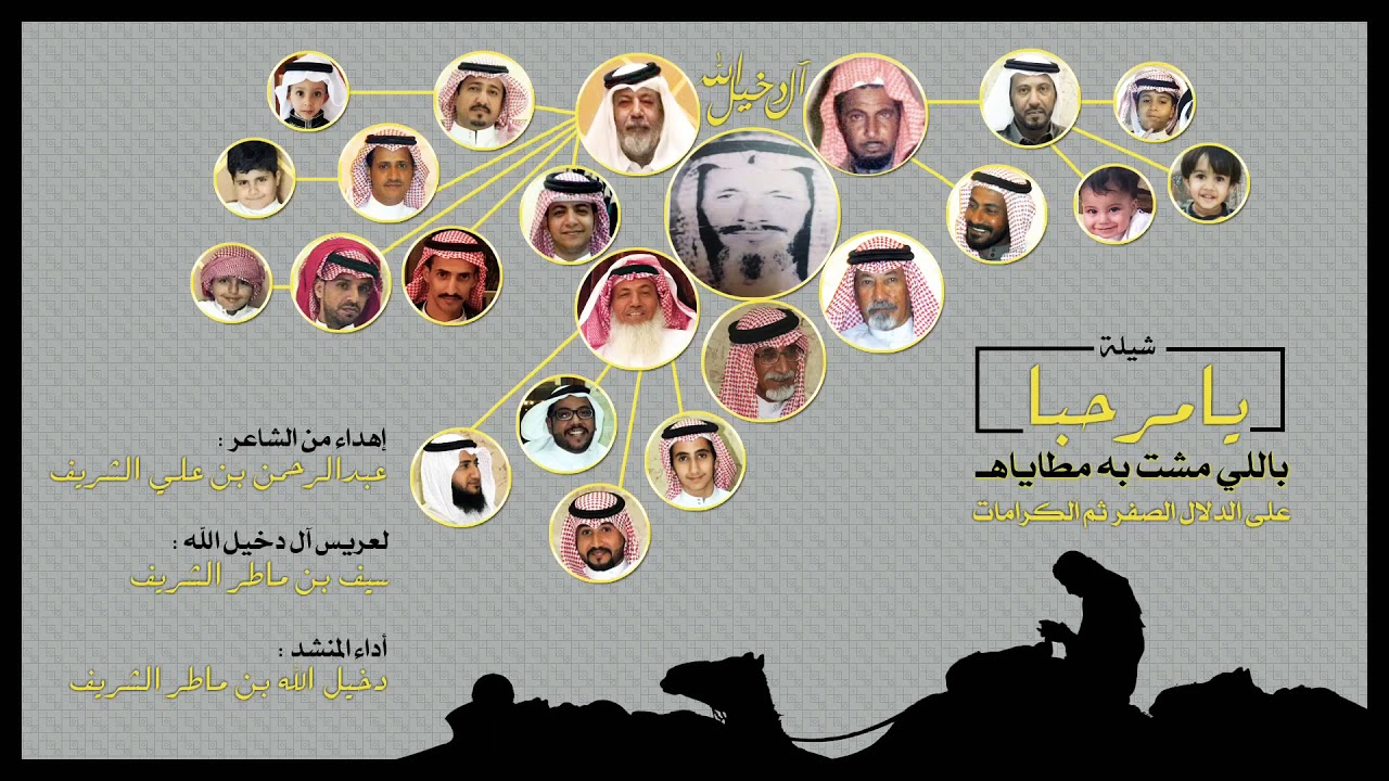 شيلة| يامرحبا باللي مشت به مطاياه