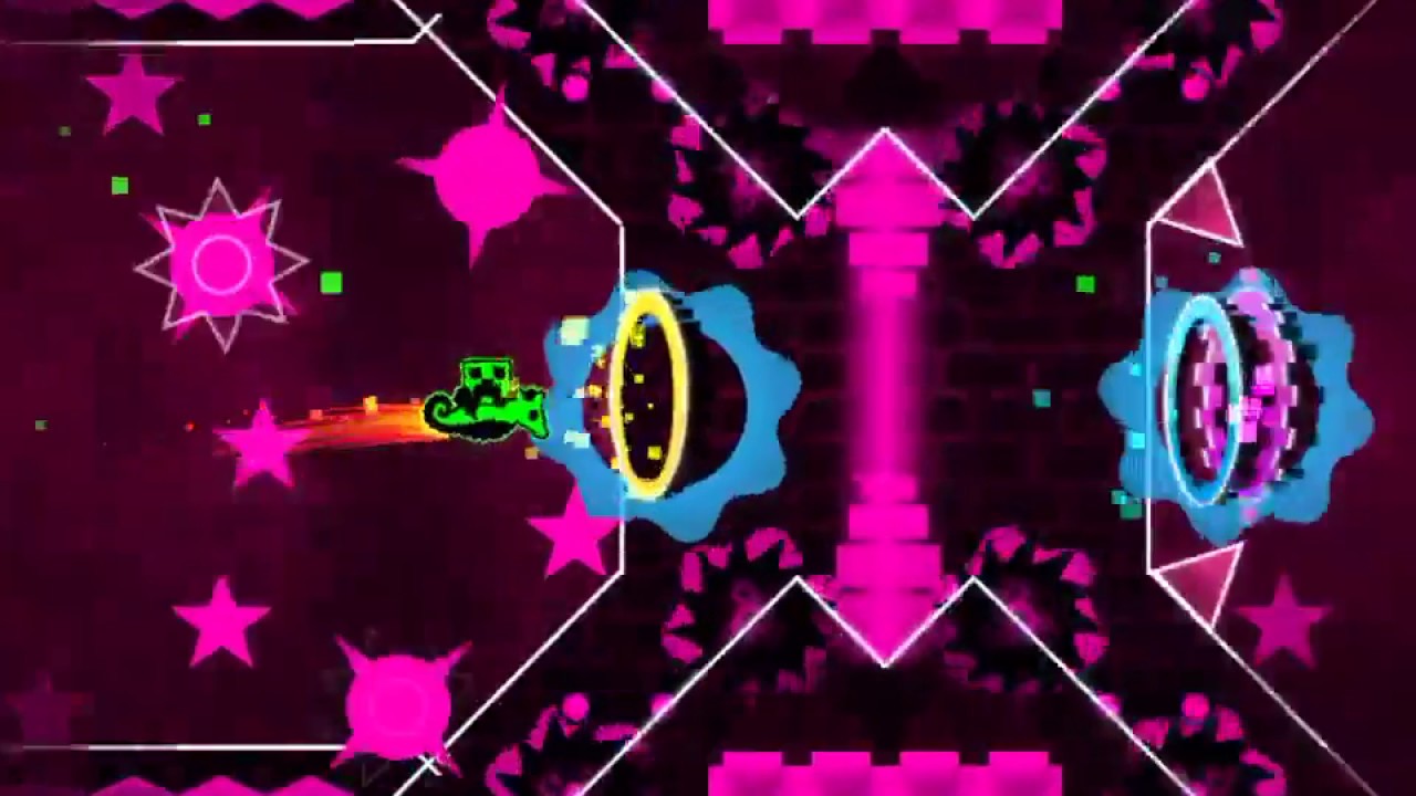 Geometry Dash - Nether Sector by Nether (Old Version) (Medium demon).