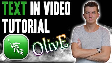 How to ADD text in Olive Video Editor