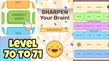 Connect Word Level 70 to 71 Answer ll Kc