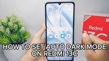 How To Set Auto Dark Mode On Redmi 13c