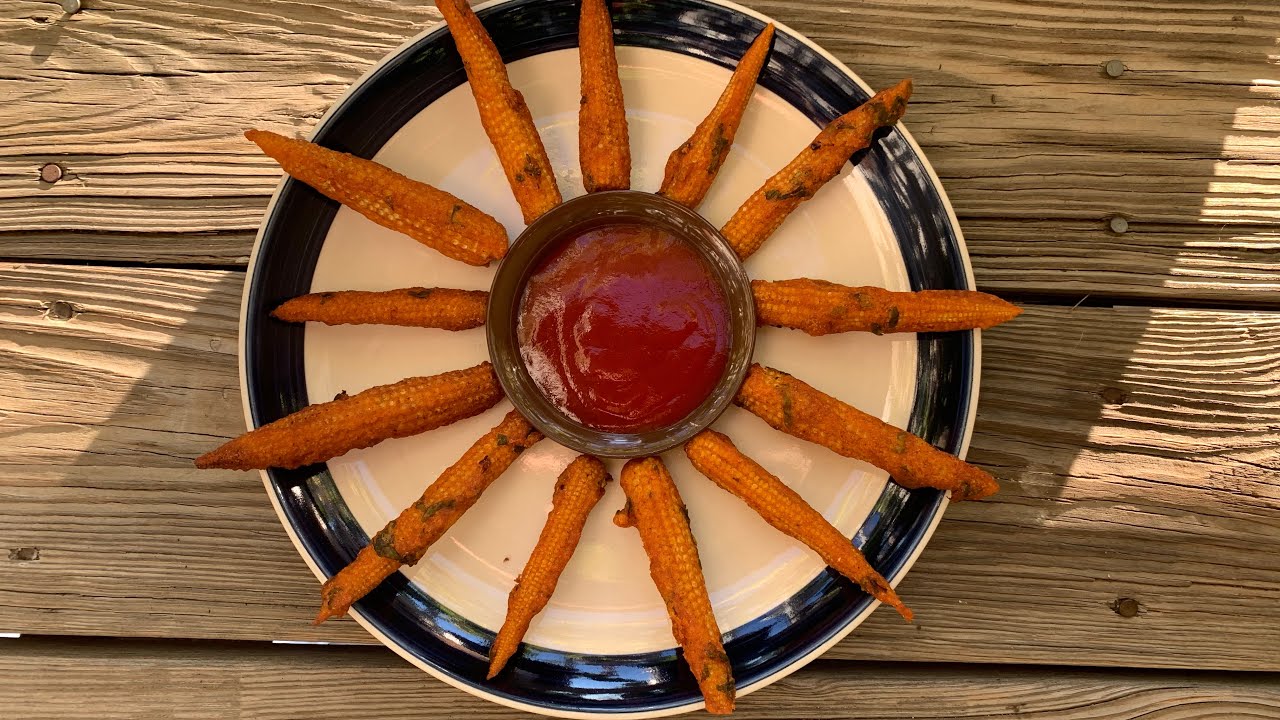 Baby corn fry recipe Crispy baby corn starter recipe baby corn 65