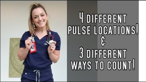 How & Where to check a Heart Rate/Pulse (Landmarks explained!)