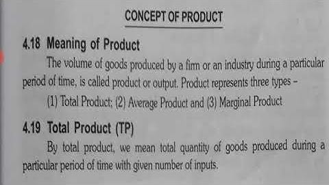 Class-12 Economics Chapter-4 Production Function Part-2 By Amit Toshniwal CCCS Gadarwara