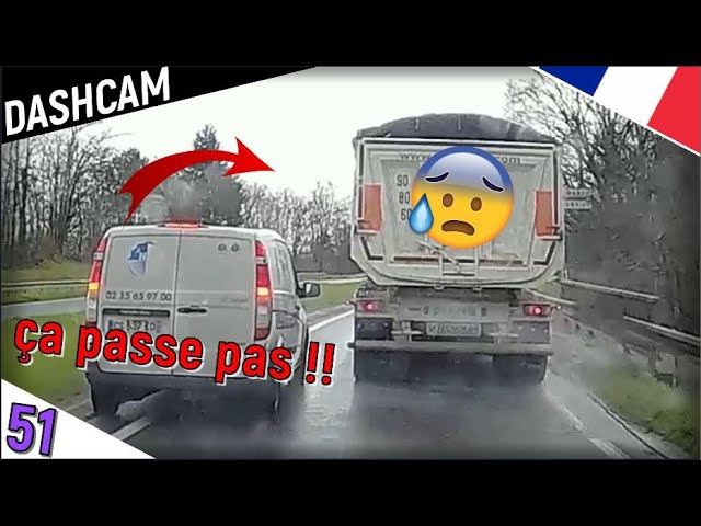 DASHCAM 51 / Il se jette sur le camion / He throws himself on the