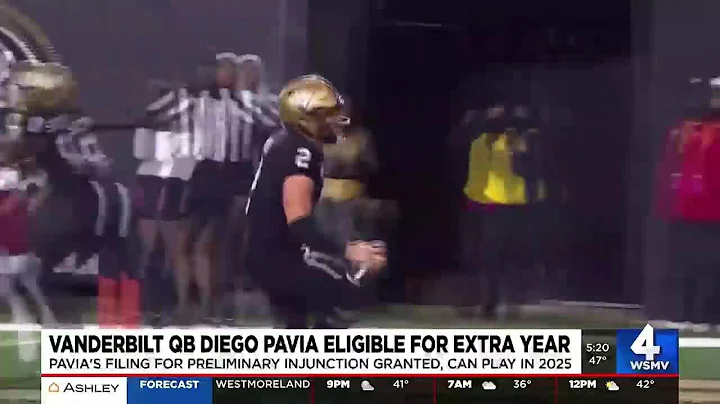 Vanderbilt’s star QB granted eligibility for 2025 season following lawsuit