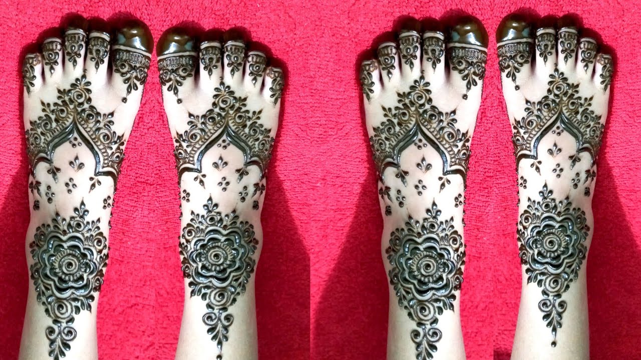 Ramadan eid special mehedi design for kids | pairo ki mehandi design | Beautiful foot henna designs