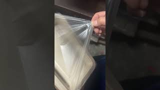 pulp molding tray, PVOH/PVA lamination, not working