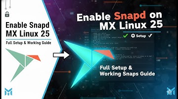 Snapd inschakelen op MX Linux 25 — Volledige installatie- en werkende snaps-handleiding | Snap-in...