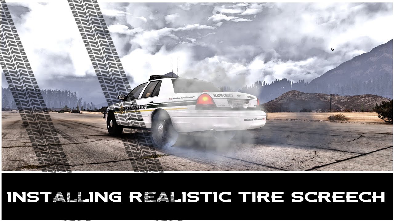 Installing Realistic Tire Screech Realism Mod Tutorial GTA V 
