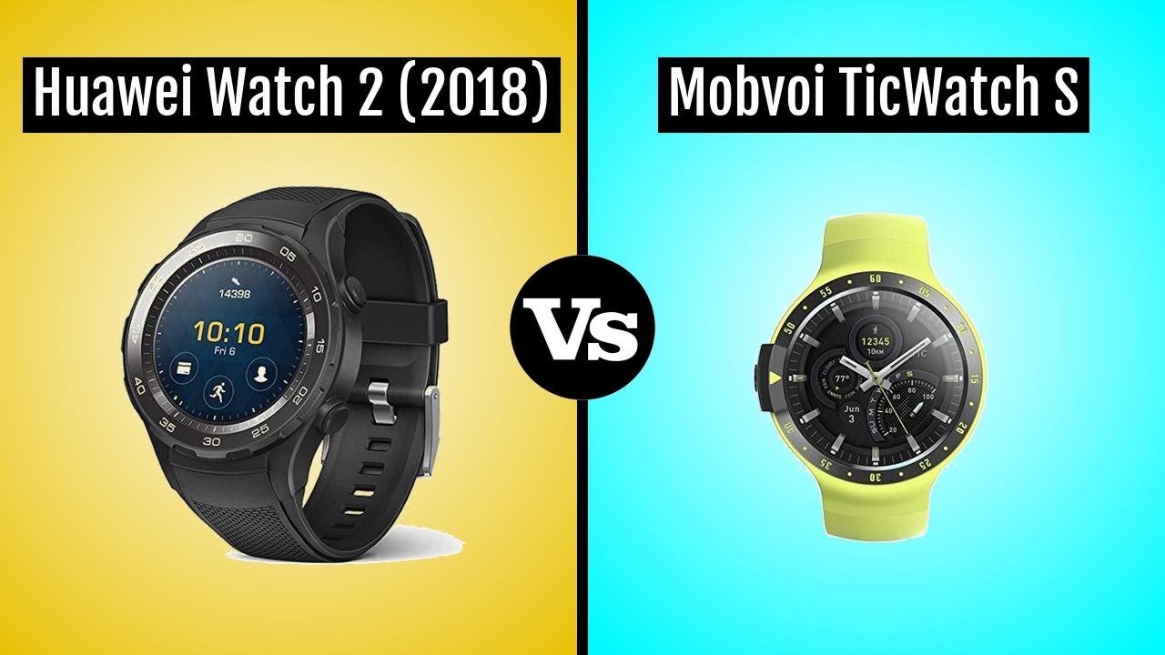 ticwatch e2 vs huawei watch 2