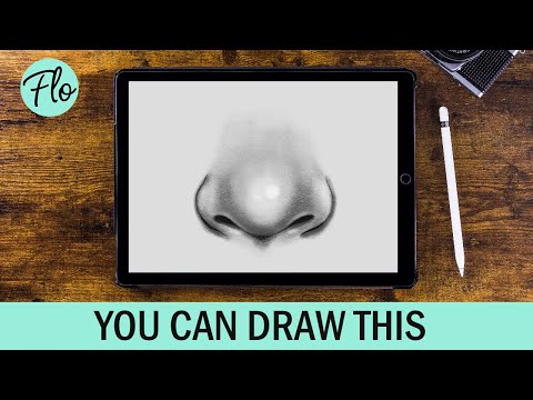 You Can Draw This NOSE in PROCREATE