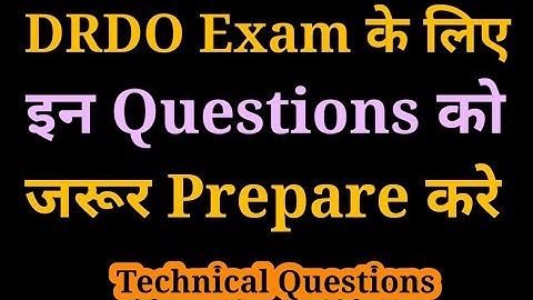 DRDO Exam Questions | Mechanical Trade Fitter Machinist Turner | Top 10 Questions
