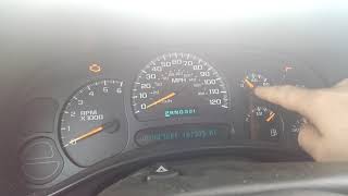 2003 Chevrolet Silverado instrument cluster