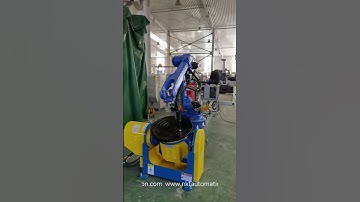 The 500KG load-bearing dual-axis P-type positioner is equipped with a #Yaskawa welding robot.