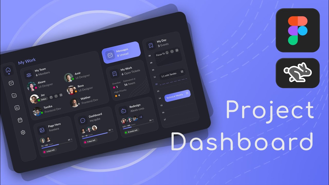 Project Dashboard // Speedrun // Figma Tutorial
