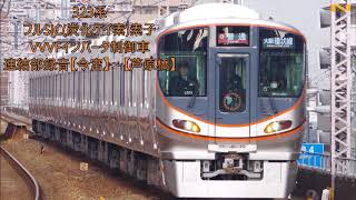 【連結部録音】323系フルSiC-MOSFET素子VVVF車走行音