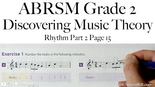 ABRSM Discovering Music Theory Grade 2 Rhythm (Part 2) Page 15 with Sharon Bill