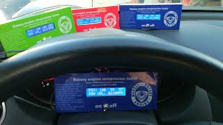 Rotary engine compression tester