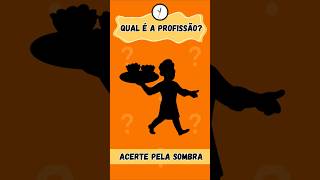 ACERTE A PROFISSÃO PELA SOMBRA 😱🕵️‍♂️ | Só 1% Acerta TODAS! #shorts