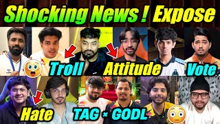 TAG × Godl 😲 Manya Troll TAG ? Expose Aaru 😳 Ghatak on Soul, Reveal 😮 Scout, Kio Saumay, News 