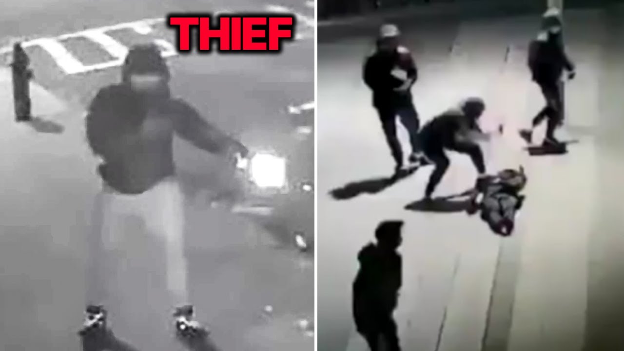 When Robbers in America Get Instant Karma
