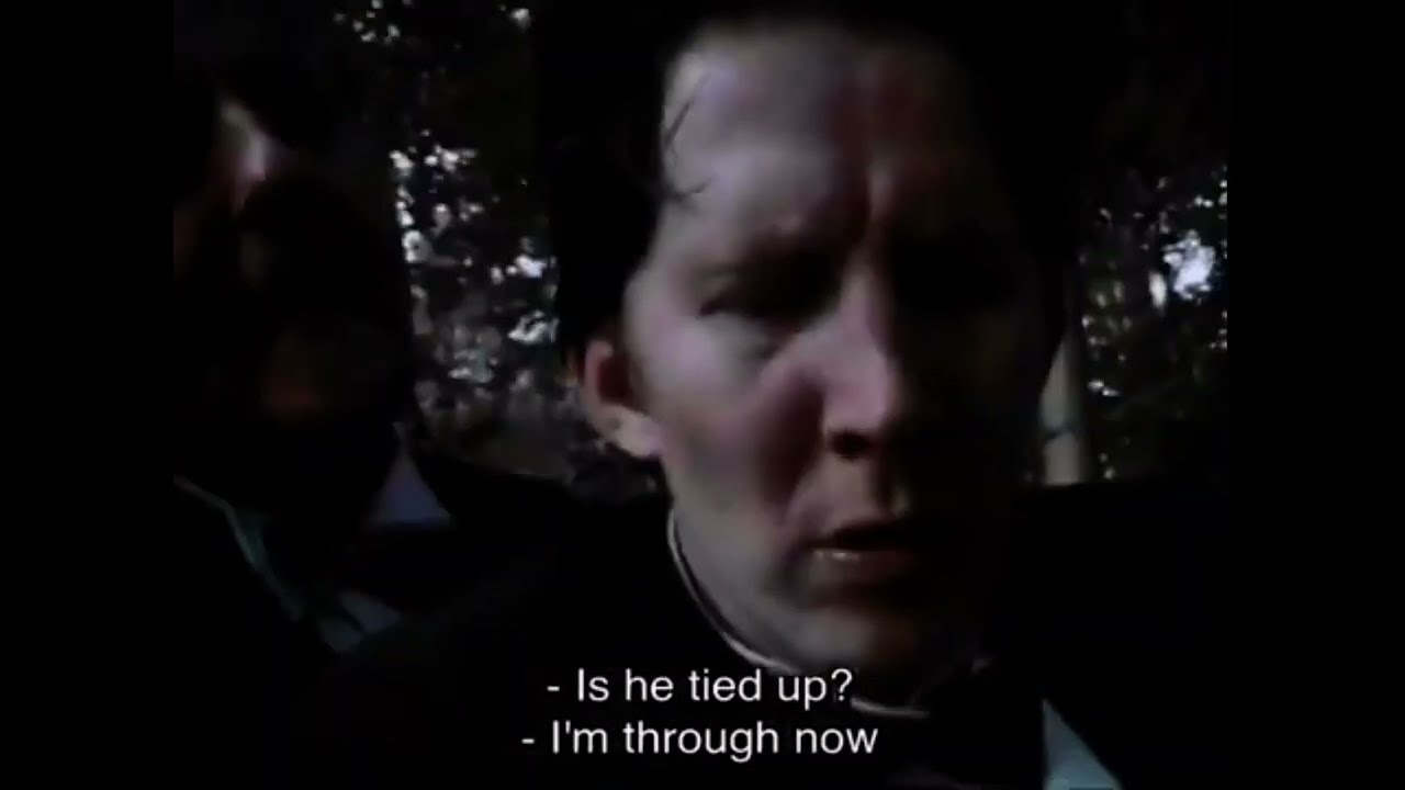 The Celebration (1998) - Christian returns to the party again and gets dragged into the forest