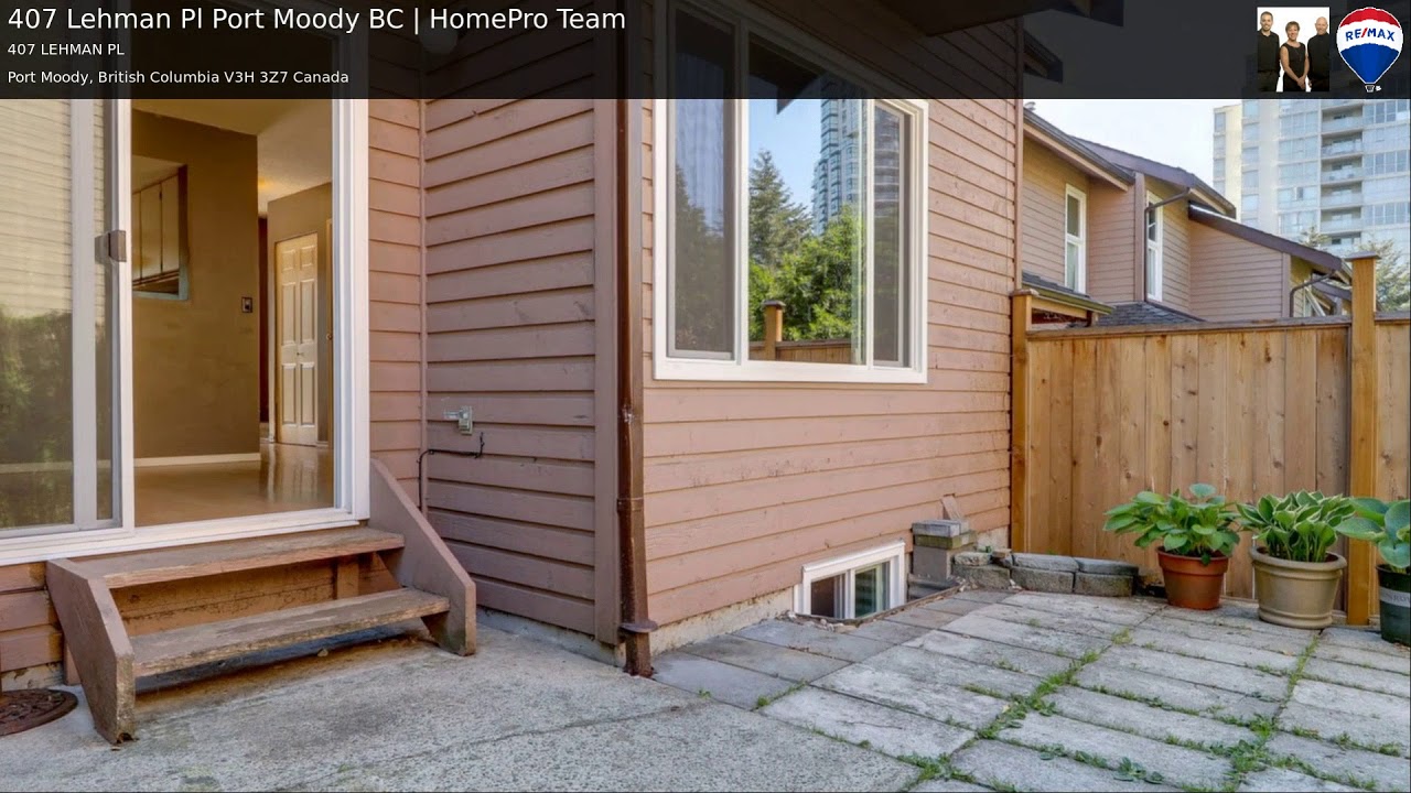 407 Lehman Pl Port Moody BC | HomePro Team