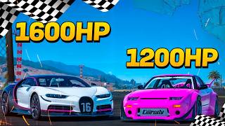 Retamos Un Chiron De 1600HP Con Un 240sx De 1200HP screenshot 5