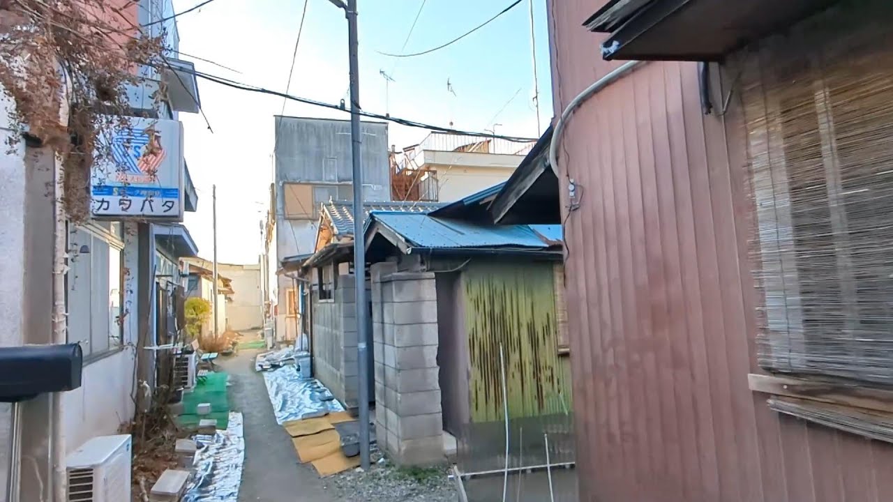 【銘仙の街の飲み屋街を歩く】群馬県伊勢崎市 散策 前編（字幕なし）　昭和さがしの散歩