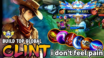 CLINT BEST BUILD 2023 | GAMEPLAY CLINT | TOP GLOBAL CLINT i don