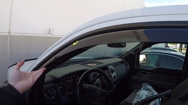 EGR 09-14 F150 Front Window visor installation