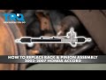 How to Replace Rack  Pinion Assembly 2003-2007 Honda Accord