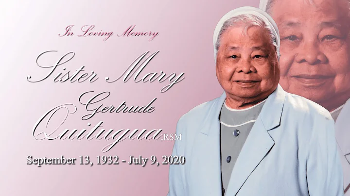 Sister Mary Gertrude Quitugua Funeral