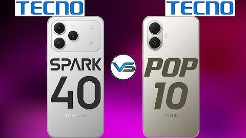 Tecno Spark 40 VS Tecno Pop 10 | Tecno Pop 10 VS Tecno Spark 40 | Spark 40 Series