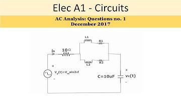 PEO solved examples (ELEC A1): AC analysis Question no. 1
