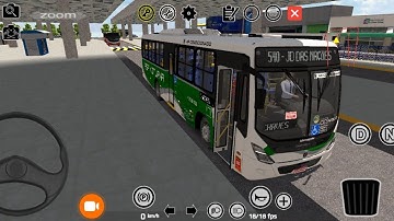 Proton bus simulator 2 com MOD map Novo recanto linha 540 com Marcopolo Torino S padrão asa nortuna