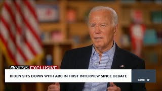 Biden sits down with ABC in first interview since debate