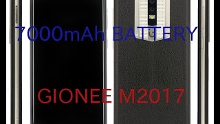 Gionee M2017 Smartphone with MASSIVE 7000mAh BATTERY announced