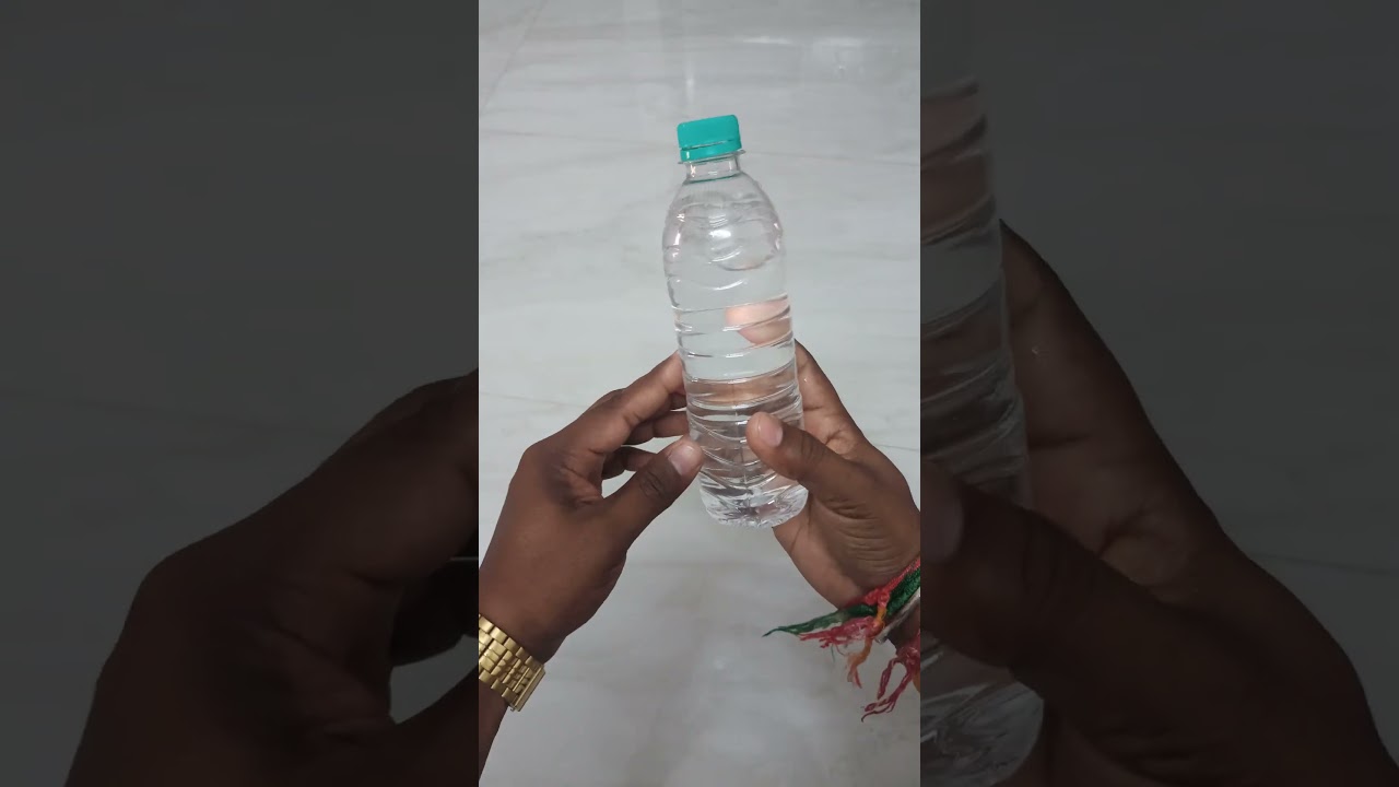 How to empty bottle makes useful for shower watering to plants