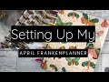 Setting Up My April Frankenplanner