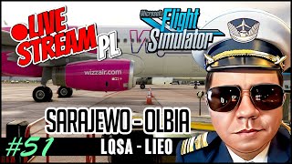 🔴 LIVE STREAM PL - MFS 2020 | Sarajewo ✈ Olbia | A320 Fenix v2 block 2