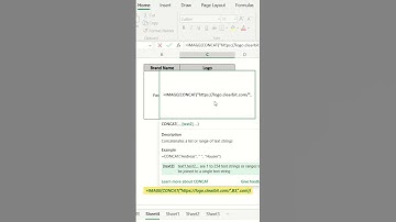 insert Logo from Image Function in Microsoft #excel #shortsvideo #shorts