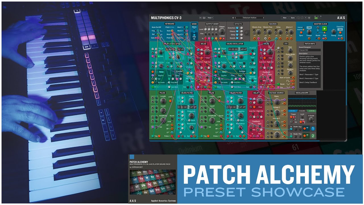 AAS Patch Alchemy Showcase—Cipryan Bot sound pack for Multiphonics CV-3 ...